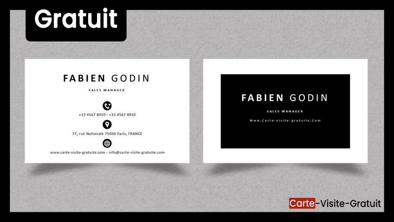 Carte de Visite Simple